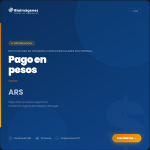 Diplomatura Universitaria Imágenes Cardiovasculares - Pesos Argentinos